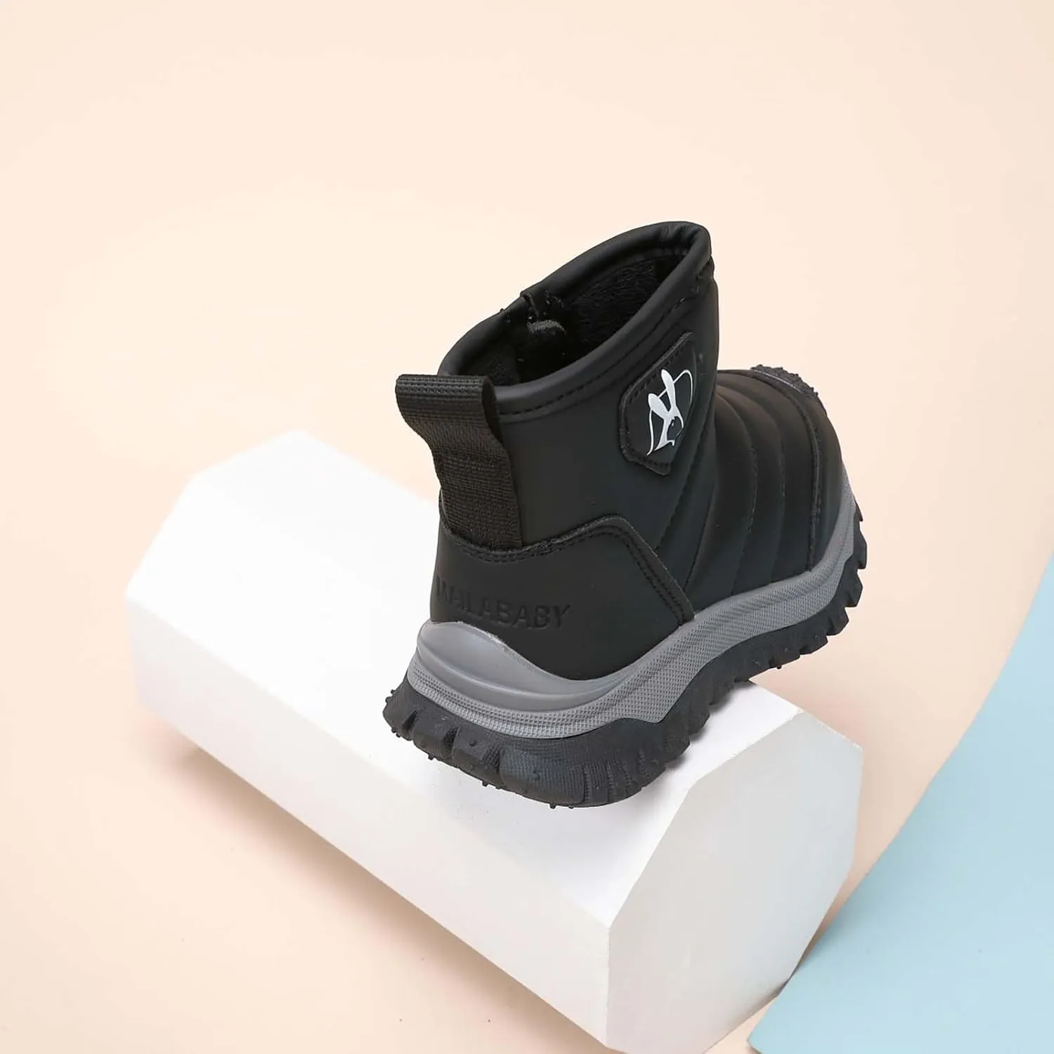 Toddler Baby Snow Boots Winter Shoes Boys Girls Cold Weather Faux Fr Shoes Kids Warm Anti-Slip Ankle Boots Winter Boot