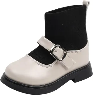 Toddler Girls Booties Little Kid Shoes Short Boots Girls Ankle Boots Kids Boots Heel