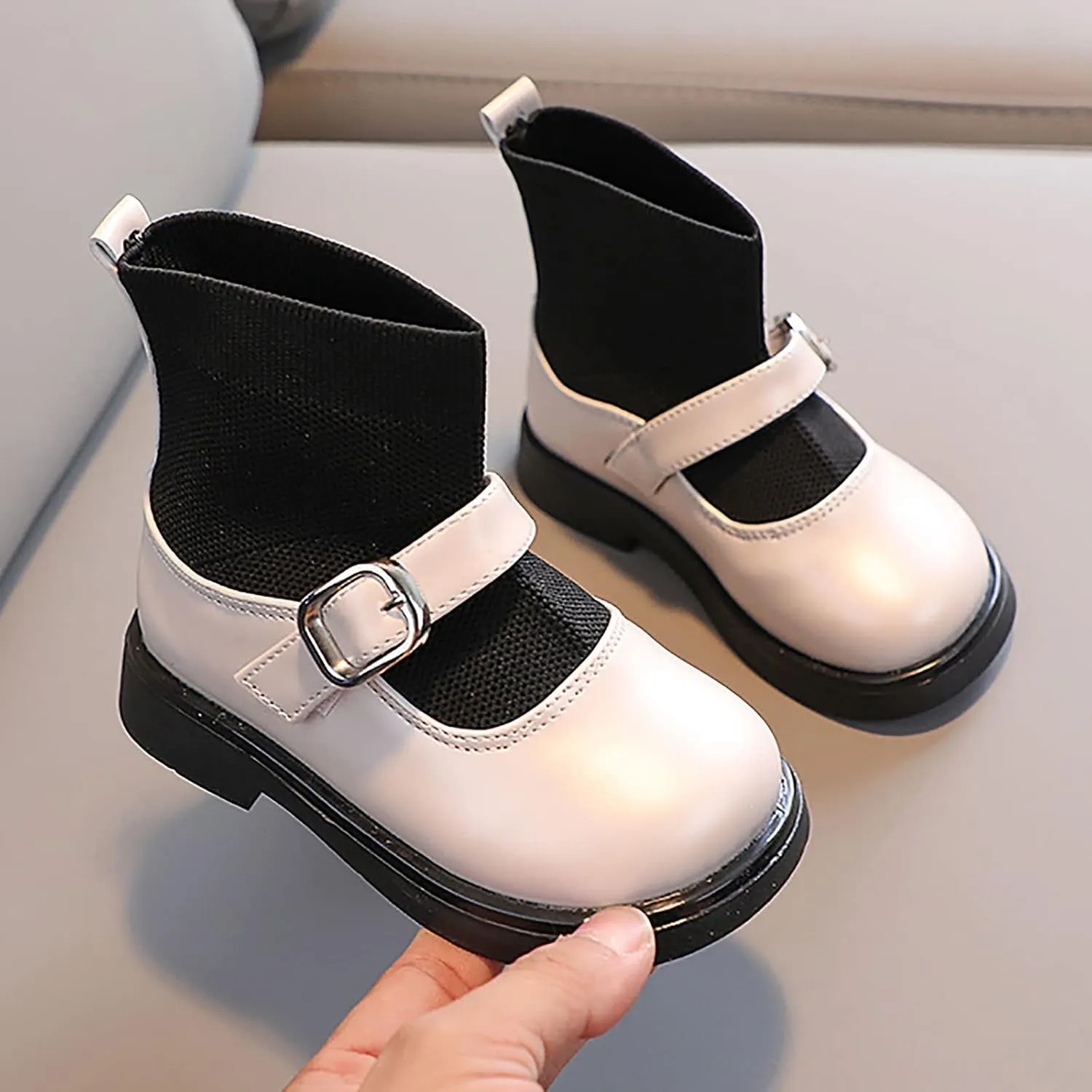 Toddler Girls Booties Little Kid Shoes Short Boots Girls Ankle Boots Kids Boots Heel