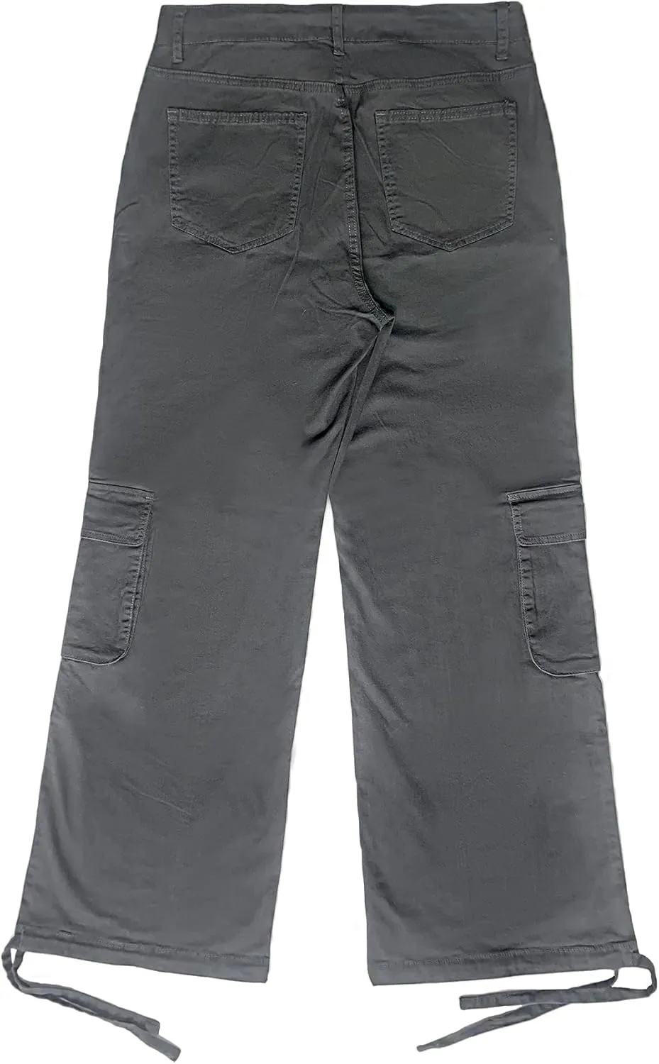 Vintage Overalls Cargo Pants Baggy Jeans Women Fashion 90s Streetwear Pockets Wide Leg High Waist Straight Y2k Denim Trousers