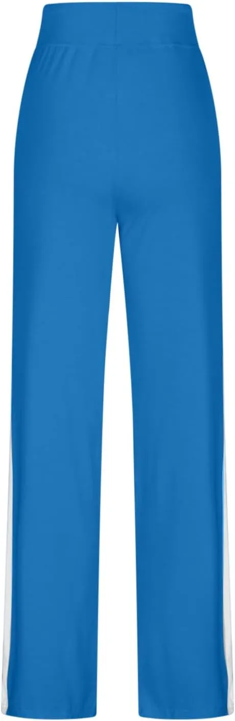Wkishenl Wide Leg Yoga Pants for Women Drawstring High Waisted Lounge Pants Stretch Comfy Sweatpants Casual Wide Leg Trousers