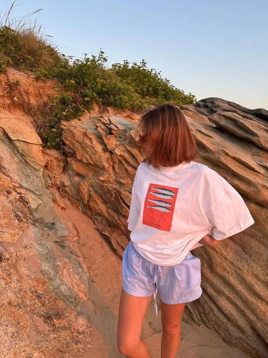 Women Graphic Oversized Tee Y2k Fruit Print Short Sleeve White Top Crewneck Cute Aesthetic Tee Shirts Summer