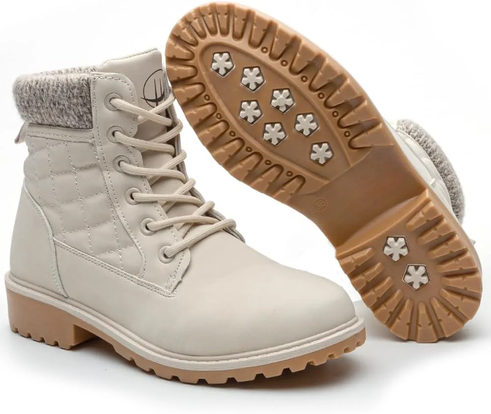 Women Hiking Outdoor Waterprooof Comfrotabel Work Boot White