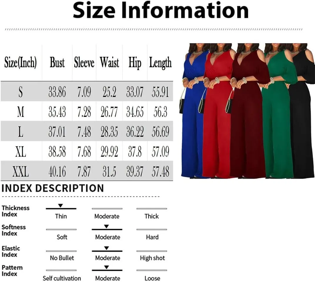 Women solid Color Sexy Deep V Neck Short Sleeve Slim Fit Lace Up Elegant Wide Leg Jumpsuit