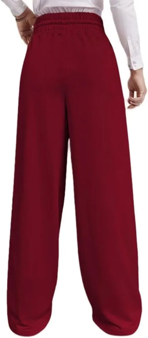 Women's Drawstring High Waisted Wide Leg Long Pants Casual Sweats Pants Cotton 2023 Athletic Trousers with Pockets