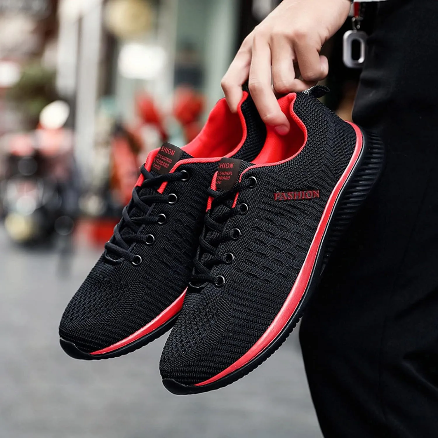 Women's Running Walking Tennis Shoes Comfortable Lace Up Mens Tennis Shoes Mesh Breathable Casual Slip On Shoes Dress Sneakers White Tennis Shoe Trainers Shoe